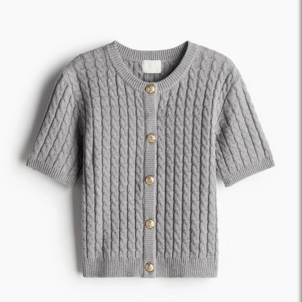 H&M Cable Knit Cardigan
